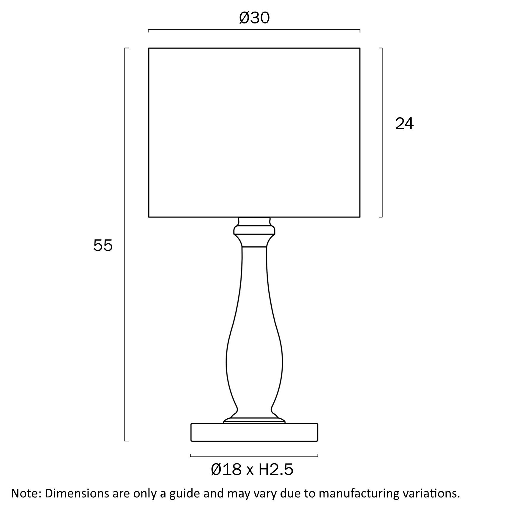 dimensions